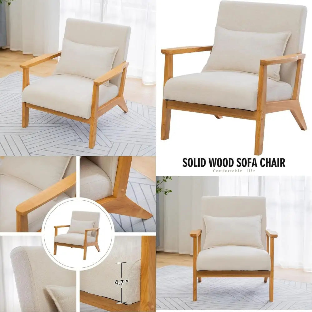 The Ellington Linen Armchair