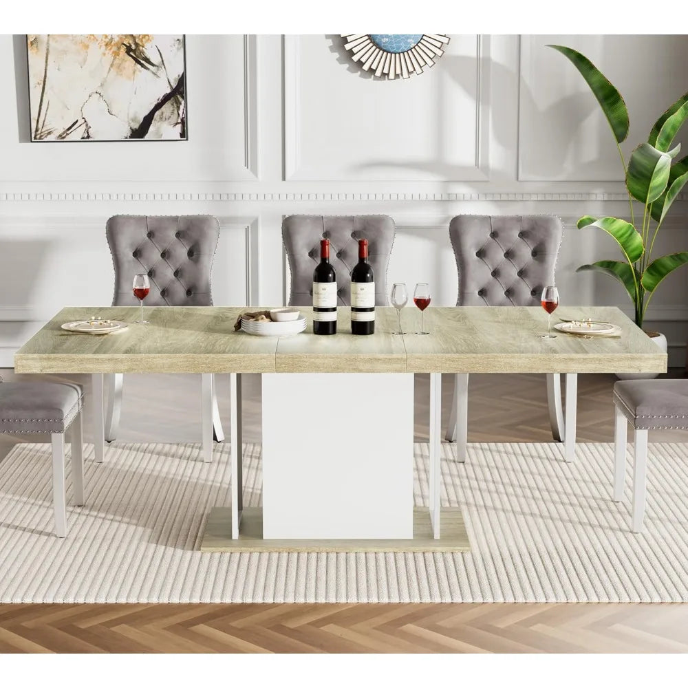 Ellington Collection | Tapered-Leg Brass-Accented Walnut Extension - styled from an alternate angle revealing dimensional depth in a Mid-Century Modern living room setting.