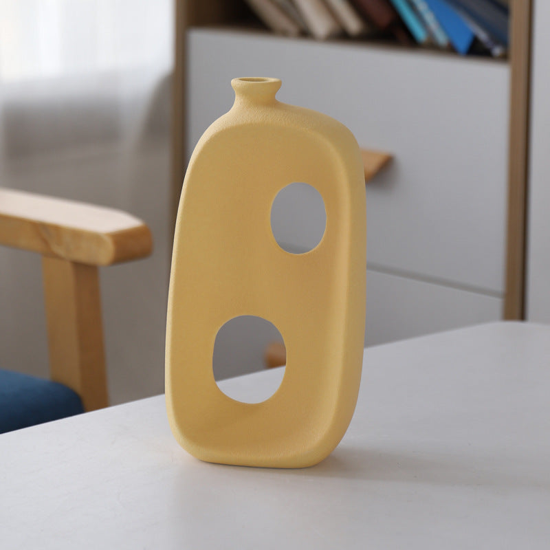 Abstract Elegance Ceramic Vase