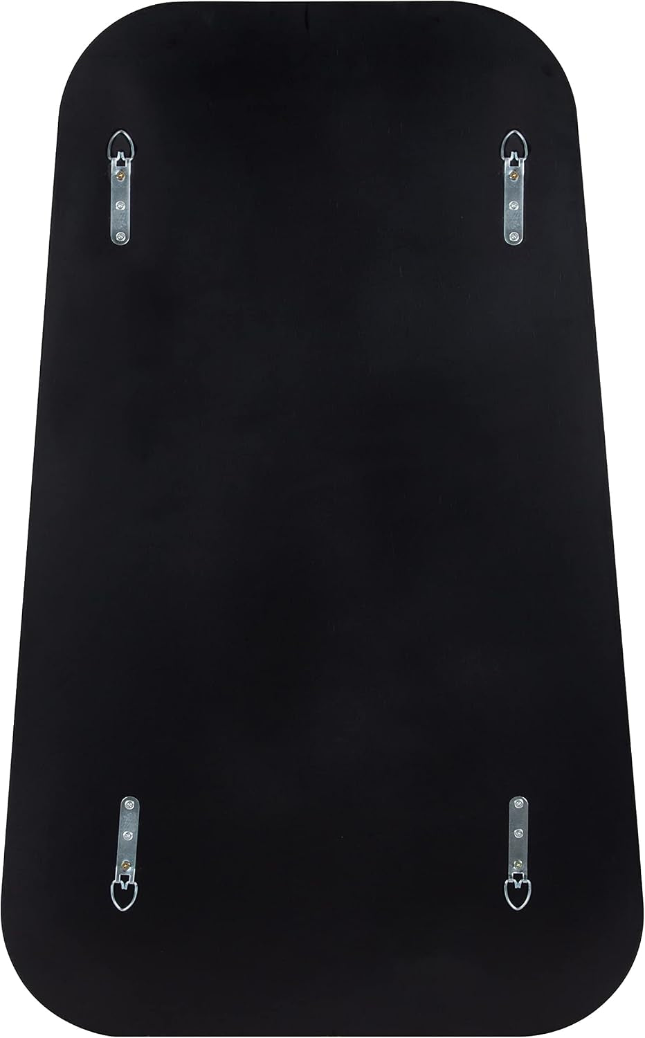 Caskill Wall Mirror, 20 X 32, Black, Decorative Cowbell Inspired Mirror with Oblong Rectangular Shape and Versatile Styling Options