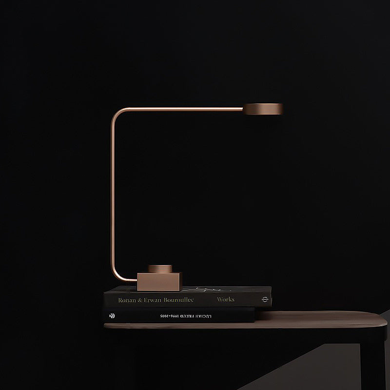 The Meridian Brass & Glass Table Lamp