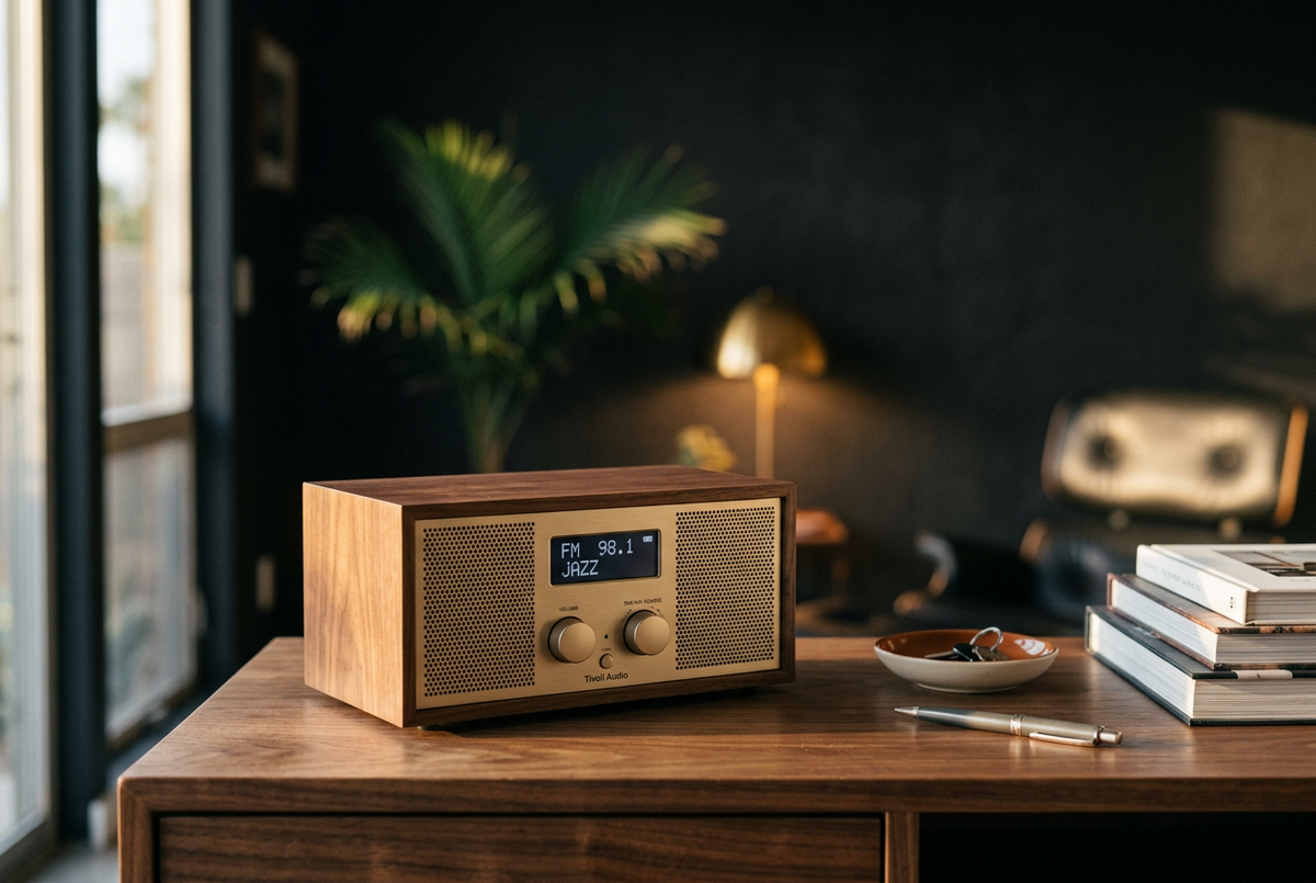 Tivoli Model 2 Digital in Walnut/Gold | Wi-Fi Speaker