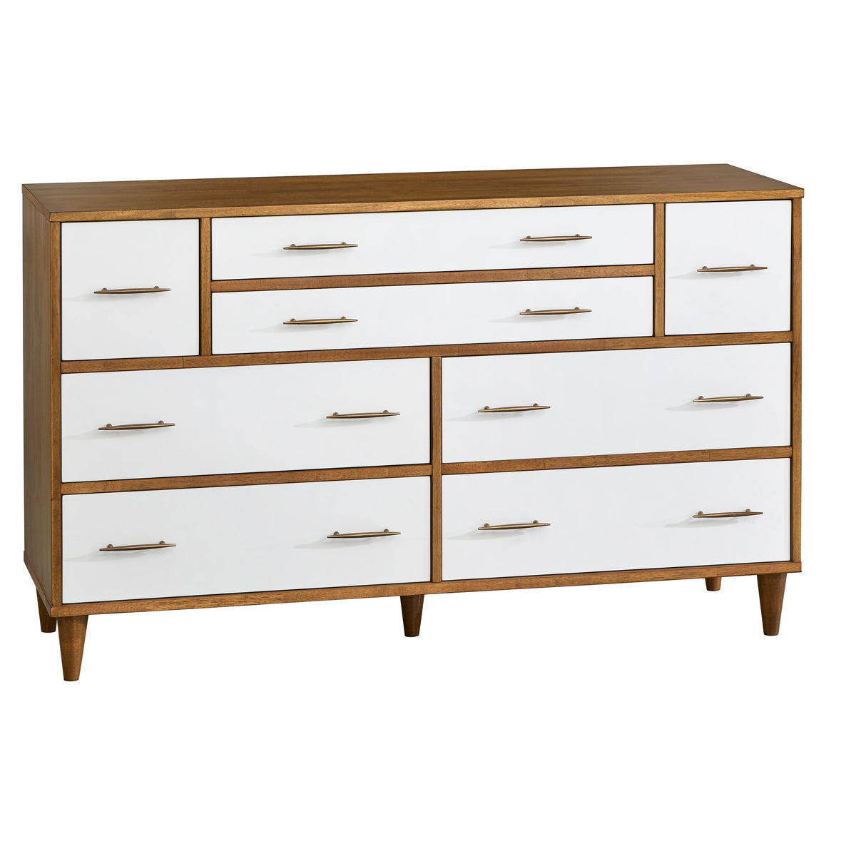 Ana 8-Drawer Mid-Century Modern Dresser