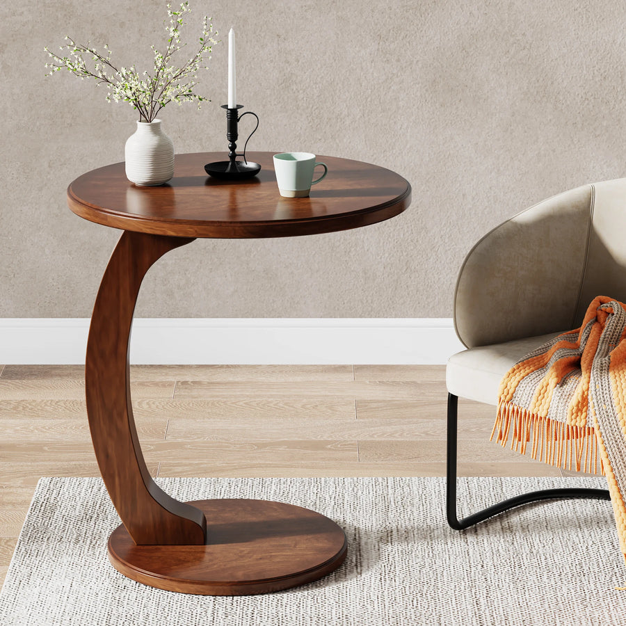 The Astoria Walnut C-Table