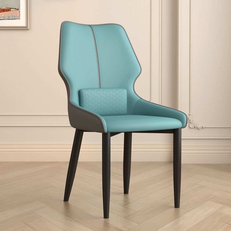 Fontaine Collection | Sculptural Leather-Wrapped Italian Leather Lounge - framed in an editorial still-life composition in a Mid-Century Modern living room setting.