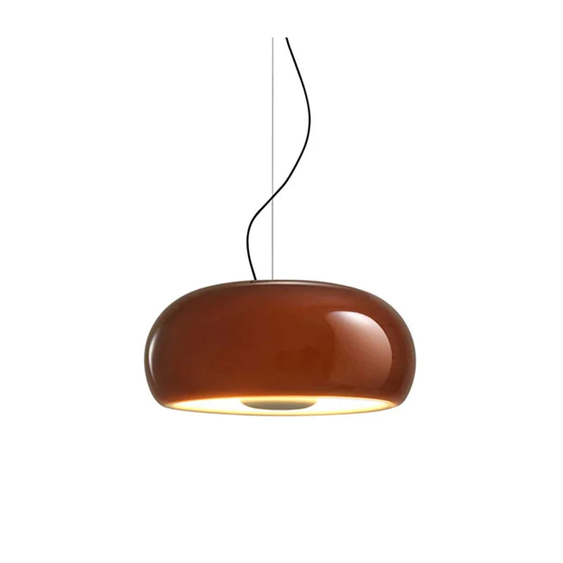 The Astoria Ruby Glass Pendant