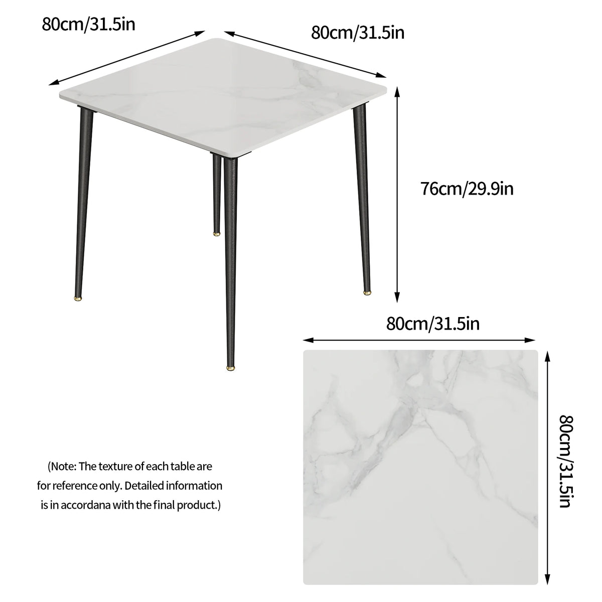 Dresden Collection | Hairpin-Legged Stone-Top Slate Dining Table - styled from an alternate angle revealing dimensional depth in a Mid-Century Modern dining room setting.
