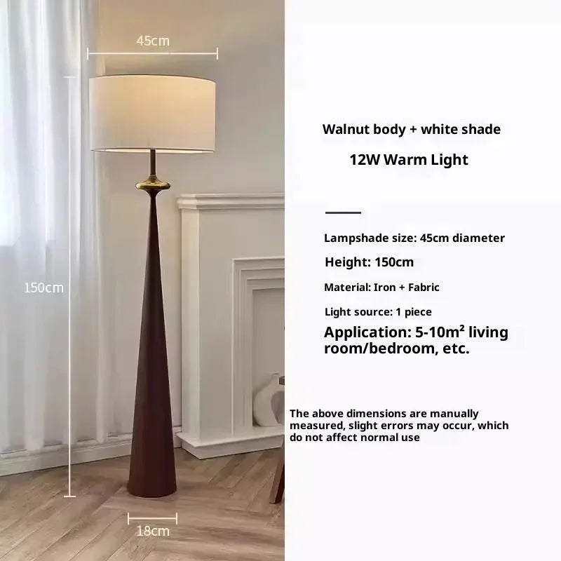 Dresden Collection | Sculptural Atomic-Era Walnut Floor Lamp - Curated Lighting for the Modern Living Collection | Woodies ON Woodlawn