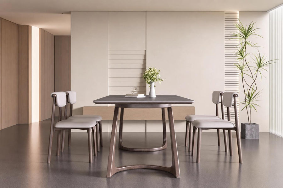 The Fontaine Walnut Dining Table